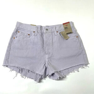 NEW Levi’s 501 High Rise Shorts Raw Hem Size 32